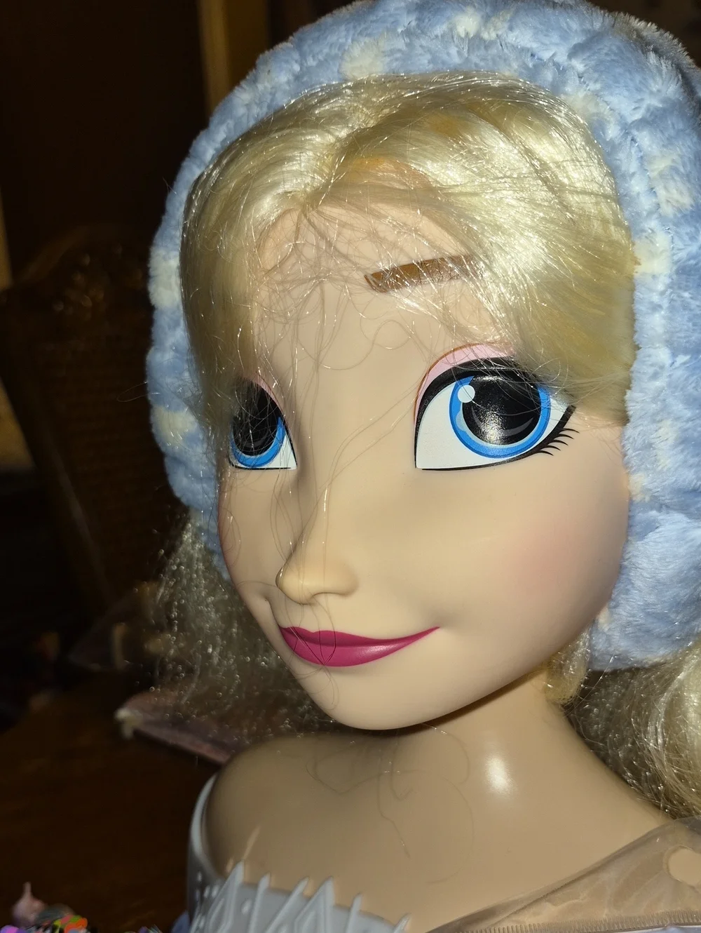 Disney Elsa Styling Head with Accessories